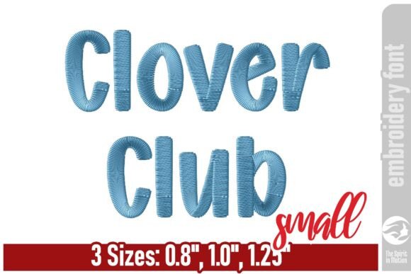 Download Clover Club Playful Embroidery Font - S - Lover Collection