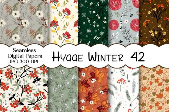Download Hygge Winter Digital Papers - Winter Collection