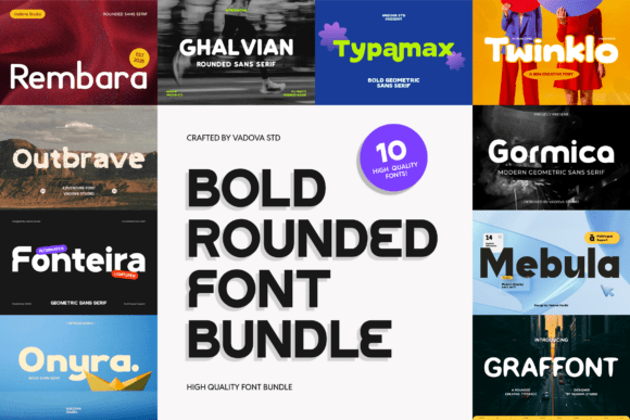 Download Bold Rounded - Rounded Collection