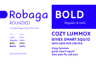 Download Robaga Rounded Bold - Rounded Collection