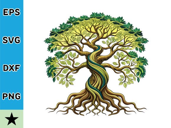 Download Intricate Tree of Life SVG Vector - Intricate Collection