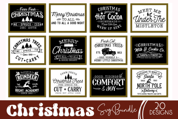Download Christmas Sign Svg Bundle, Winter Svg - Winter Collection